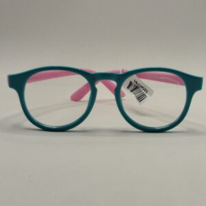 Armação Infantil – Acetato Total Azul com Arte Rosa