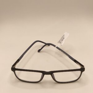 Armação Acetato Total Preto com Detalhe Cinza
