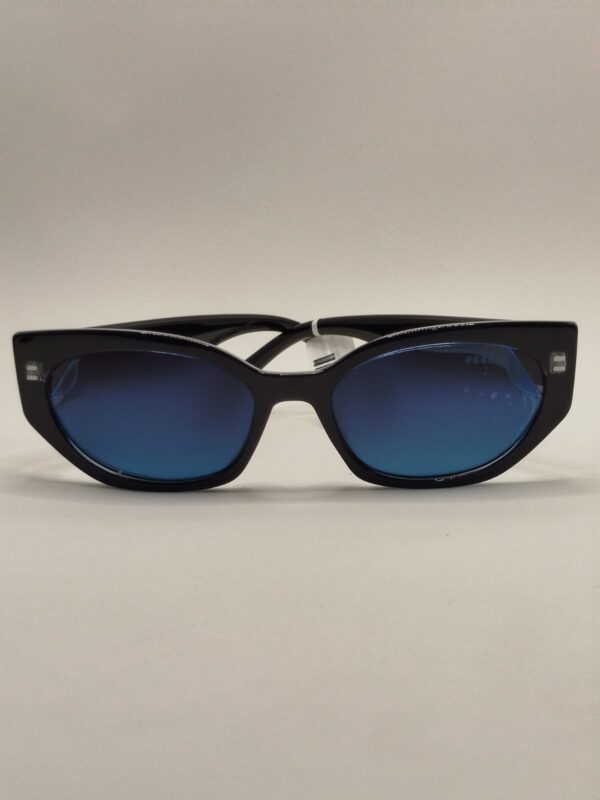 Óculos Solar Feminino – Acetato Total Preto Liso Gatinho P Ref. 287533