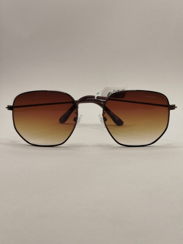 Solar Metal Quadrado Marron Ferrovia