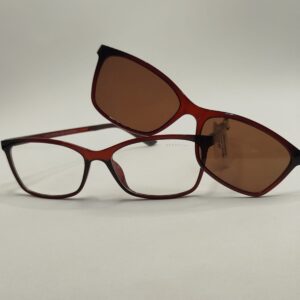 Armação Acetato Total Marron Clip-on P