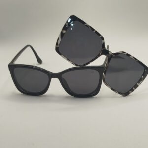 Armação Acetato Total Preto 2 Clip-on G
