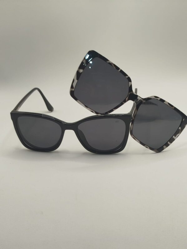 Armação Acetato Total Preto 2 Clip-on G