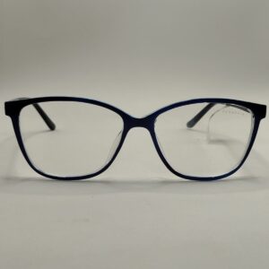 Armação Quadrada Azul Acetato Total Liso