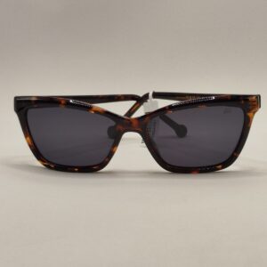 Óculos Solar Acetato Rajado Gatinho Quadrado Médio Ferrovia