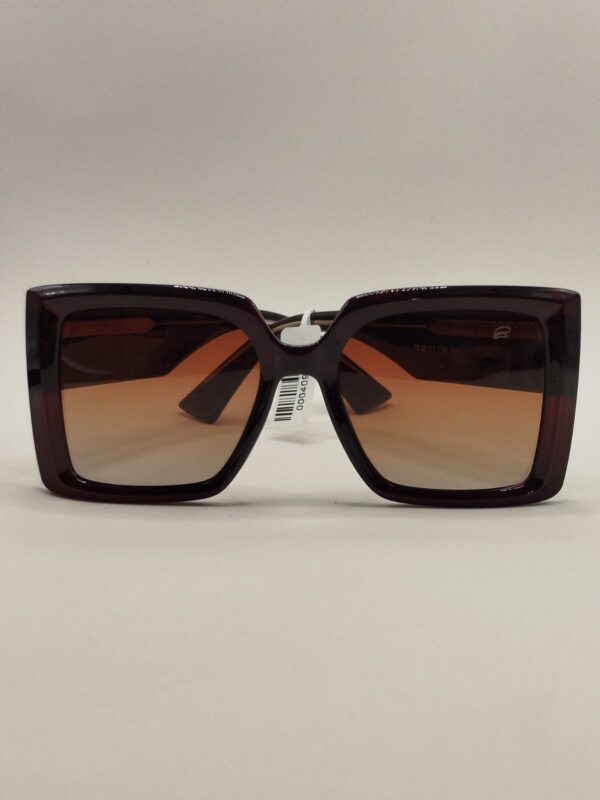 Óculos Solar Acetato Marron Quadrado Grande Ferrovia
