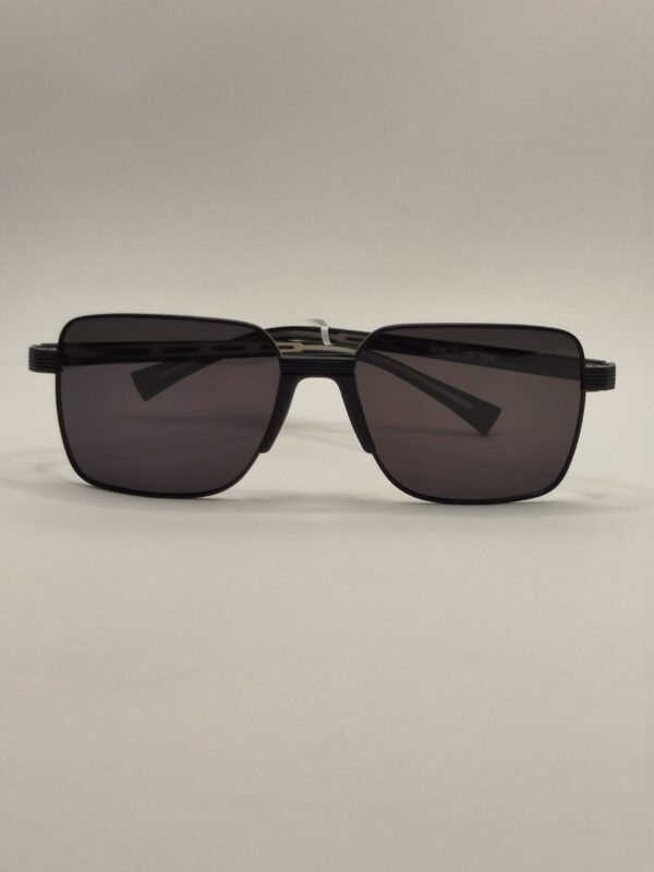 Óculos Solar Masculino Metal Preto Quadrado com Plaqueta Ferrovia  Ref.52O3436467