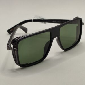 Óculos Solar Metal Fechado Quadrado Detalhe na Lente