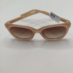 Óculos Solar Gatinho Acetato Nude Creme Liso Total Ferrovia Ref.436312