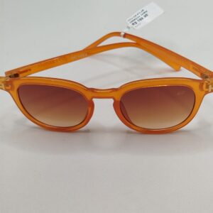 Óculos Solar Acetato Liso Marrom Com Caramelo Pequeno