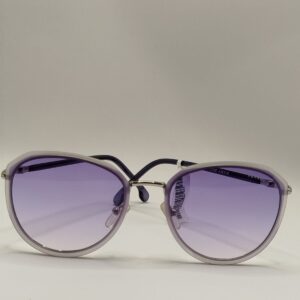 Solar Metal Oval Cromado Azul Bebê Ref.2208436218