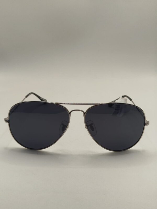 Óculos Solar Metal Aviador Arte Acetato Preto Ferrovia