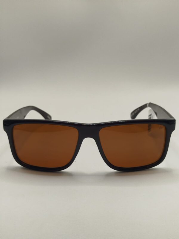 Óculos Solar Acetato Liso Quadrado Marrom- Linha Terra Grande (Opção Para Grau)