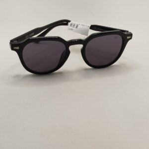 Óculos Solar Acetato Requadrado Reto Liso Ferrovia (Tamanho P)