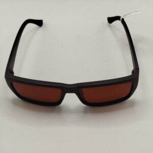 Óculos Solar Acetato Fosco Quadrado arte Larga Marron Polarized Grande