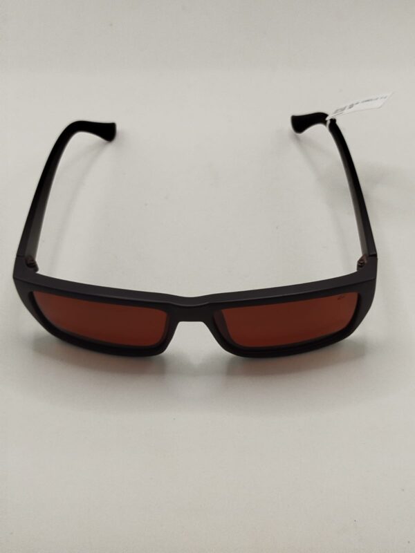Óculos Solar Acetato Fosco Quadrado arte Larga Marron Polarized Grande