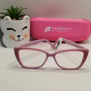 Armação Gatinho Liso Rosa Total infantil Feminino Ferrovia