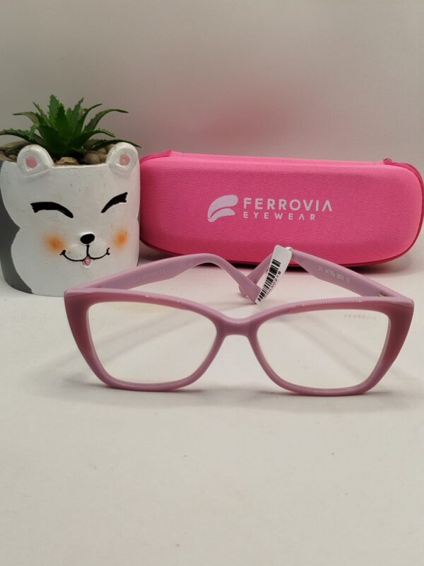 Armação Gatinho Liso Rosa Total infantil Feminino Ferrovia