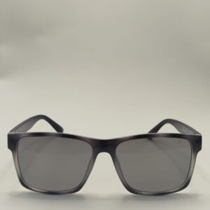 Óculos Solar Acetato Azul Com Cinza Arte Com Detalhe Vermelho Ferrovia. Rf. 2203 453057