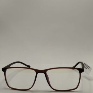 Armação Acetato Quadrado Fosco Marrom Nude Ferrovia- Médio