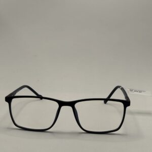 Armação Acetato Quadrado Fosco Preta e Cinza Pequena Ref.91096319234816125