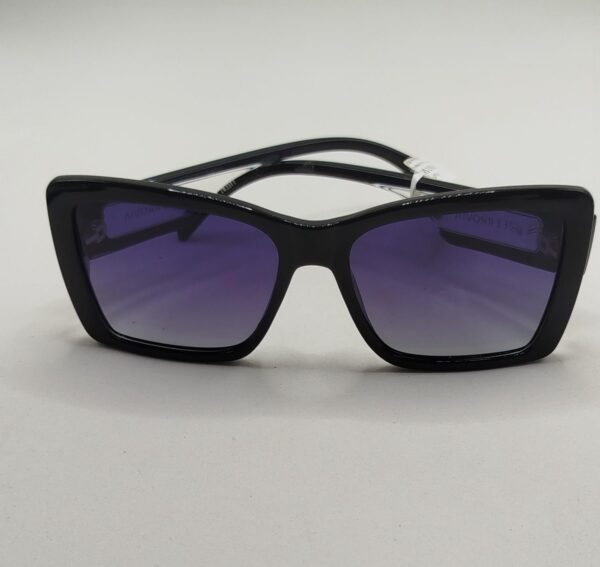 Óculos Solar Liso Quadrado Detalhe na Arte Branco Acetato Ferrovia Ref.420528511