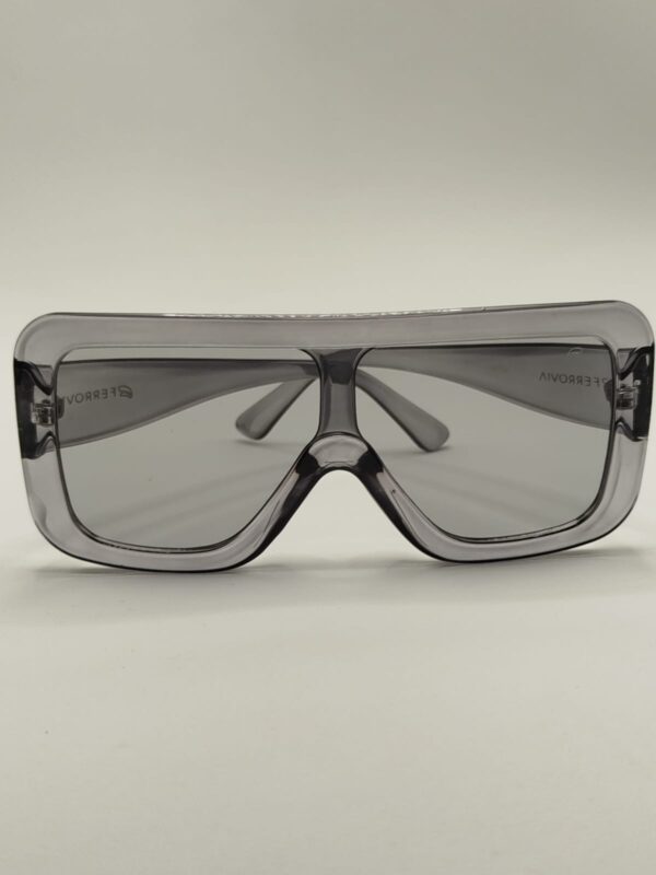 Óculos Solar Acetato Ciclista Cinza Liso Médio-Ferrovia Ref.1211436258