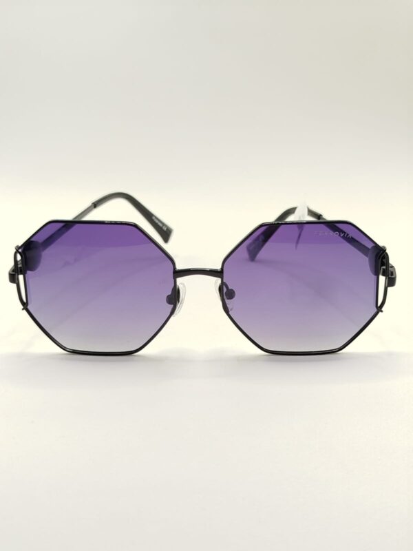 Óculos Aço Preto Com Lentes Azuis Requadrado-Ferrovia Ref.4204436418L