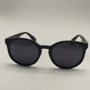 Óculos Oval Fosco Preto Pequeno Feminino-Linha Terra (pode colocar Grau) ref. 2501030505021140