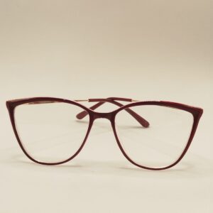 Armação Acetato Quadrado Gatinho Vermelho Liso Arte Aço. RF. 1208 642409 5318 140