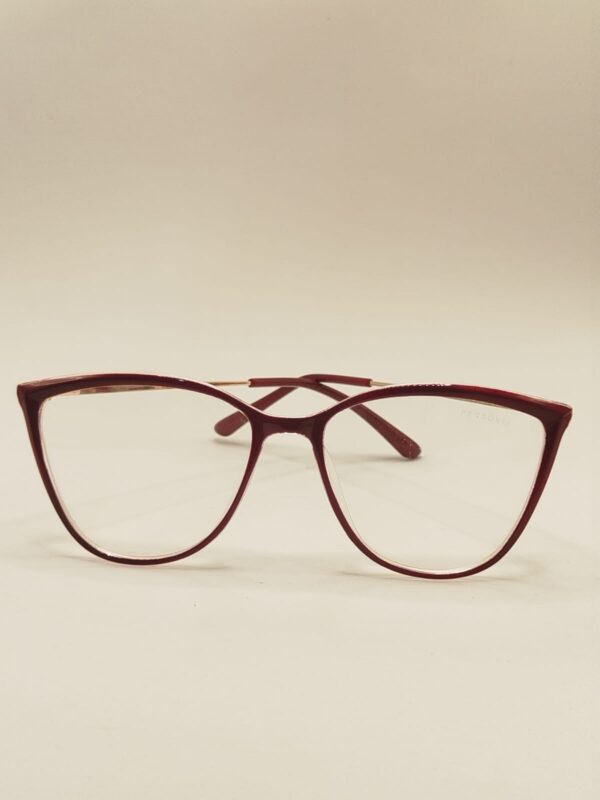 Armação Acetato Quadrado Gatinho Vermelho Liso Arte Aço. RF. 1208 642409 5318 140