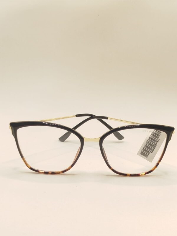 Armação Acetato Quadrado Preta Rajada Arte Aço. Rf. 2209 436326A 5519 143