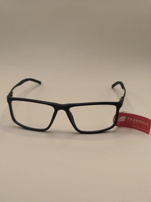 Armação Acetato Exporte Curvado Azul Fosco  Com Arte Aço. RF.0207 642293 5617 140