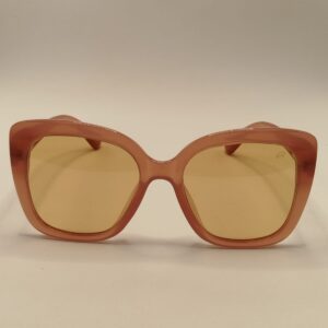 Óculos Solar Quadrado liso Goiaba Com Lentes Marron. Rf. 3212 642818