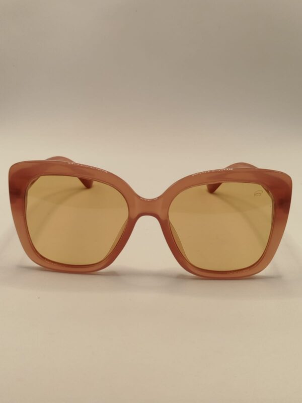 Óculos Solar Quadrado liso Goiaba Com Lentes Marron. Rf. 3212 642818