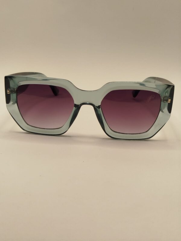 Óculos Solar Quadrado Acetato Azul Liso Ferrovia Ref.3212642827