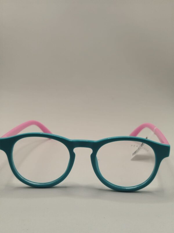 Armação Oval Infantil Azul Babe, Arte Liso Rosa Infantil. Rf. 5204 580483A 4418 129 C2
