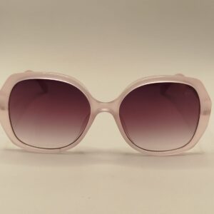Óculos Solar Liso Requadrado Rosa Claro Arte Aço Acetato Médio Ref.3211642820