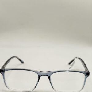 Armação Acetato Liso Azul Claro Quadrado Média