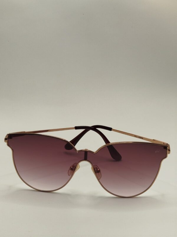 Óculos Solar Aço Marron Espelhado Arte Acetato Feminino Médio Ref.9111 436056