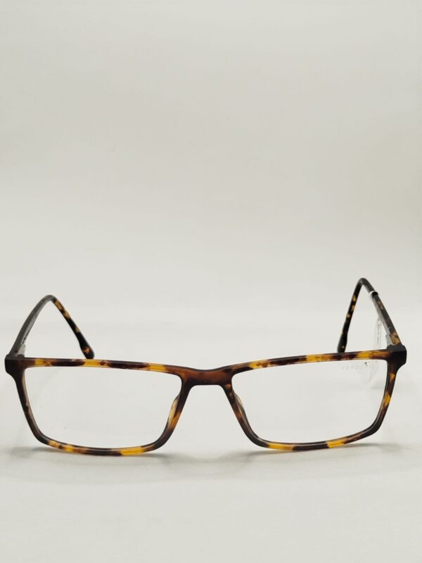 Armação Acetato Rajada Preto com Marrom Masculino Ref.3211283461A5917148