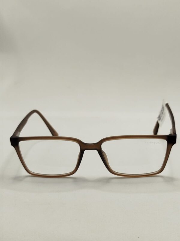 Armação Acetato Quadrado Marrom Claro Fosco Médio Ref. 3211283462a5517140