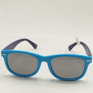 Óculos Solar Acetato Fosco Azul Céu Com Arte Acetato Azul Infantil Ref.4203453121