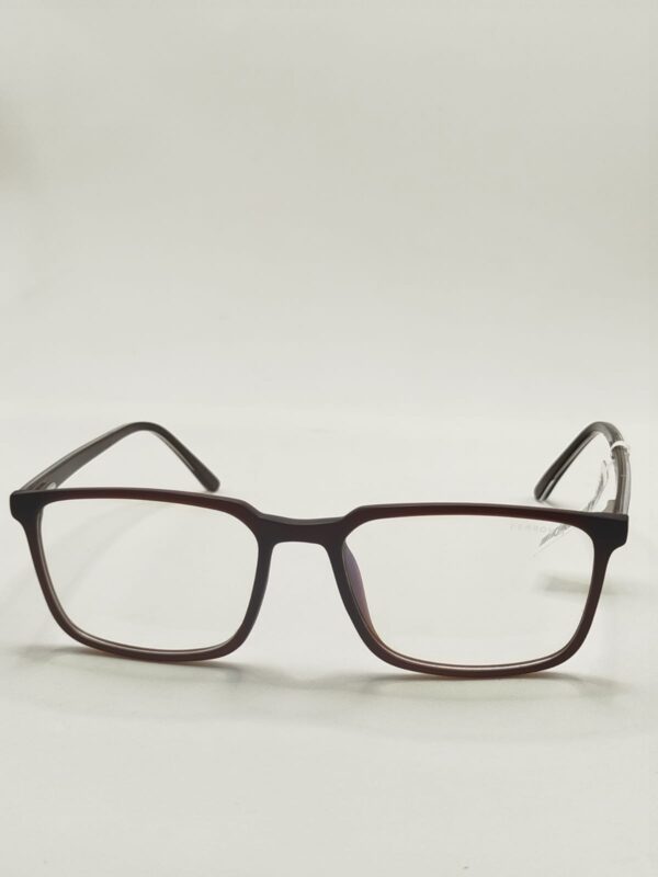 Armação Acetato Quadrado Marrom Fosco Masculino Médio Ref. 22037920045518145