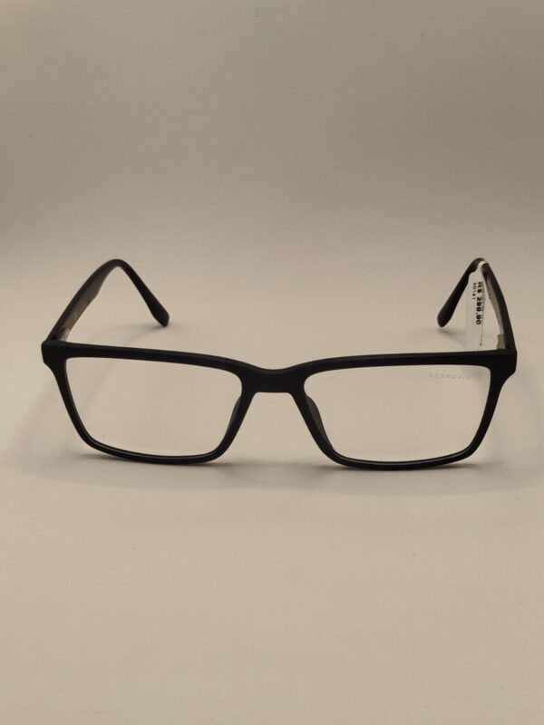 Armação Acetato Quadrado Preto Liso Com fosco Masculino,  RF.421 2283556A 5617 145 C5