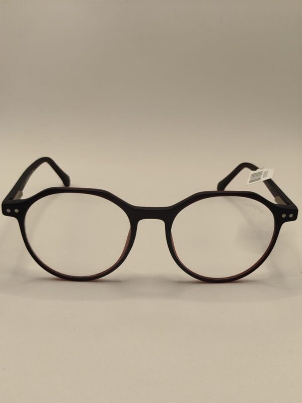Armação Requadrado Oval Preto C/ Vinho Fosco, RF. 3211 642802 5319 145