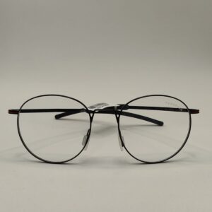 Armação Oval Metal Fechado Harry Potter Grafite detalhe Vermelho na Arte Ref.5204436455A5119145C1