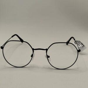 Armação Metal Aço Preto fosco Requadrado Unissex. Rf. 5204 436454A 5320 145 C1