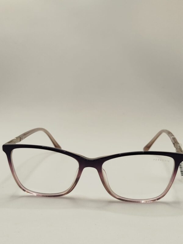 Armação Acetato com Metal Quadrada com Placa Lilás. Rf. 9109 263251 4816 130