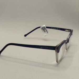 Armação Acetato Liso Quadrado Azul Com Transparente Média Ref.3207642722A5120140